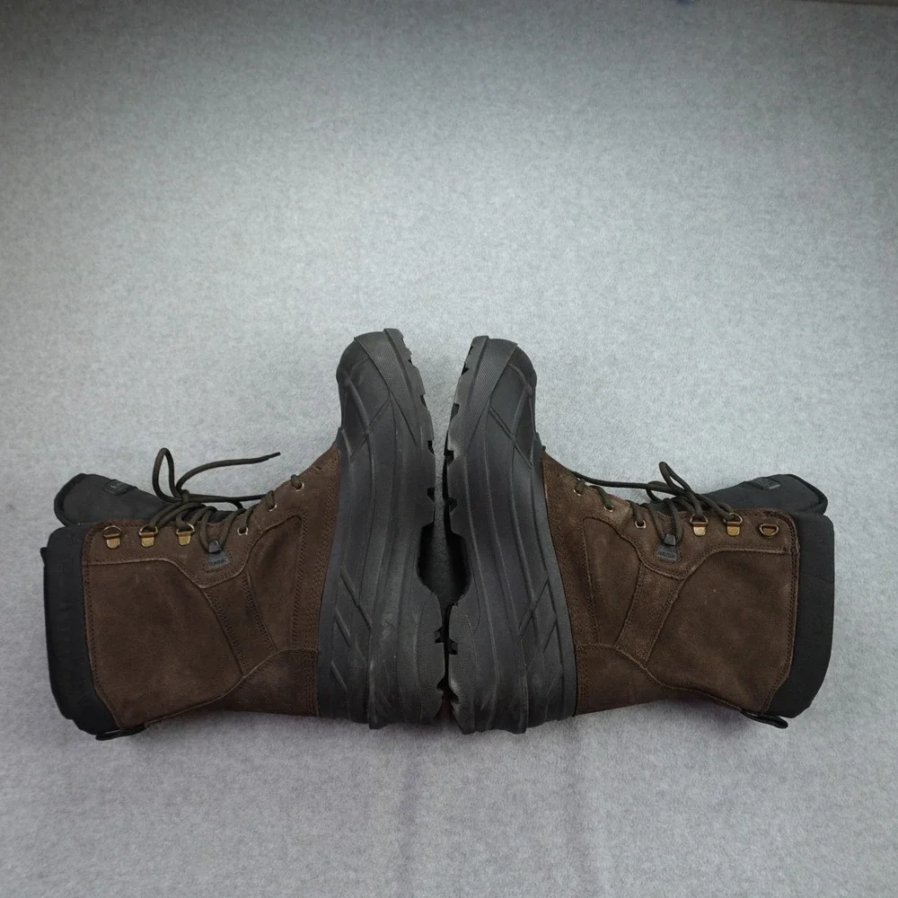Kamik Nationwide Boots Mens 12 Brown Suede Waterproof Snow Pac 200g Thinsulate